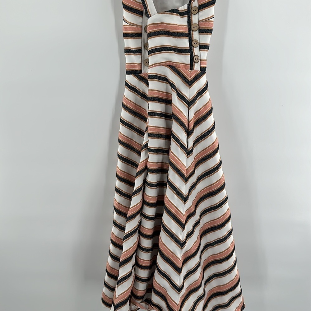 Hutch Tiffany Striped Jacquard Dress 2 - Picture 6 of 8